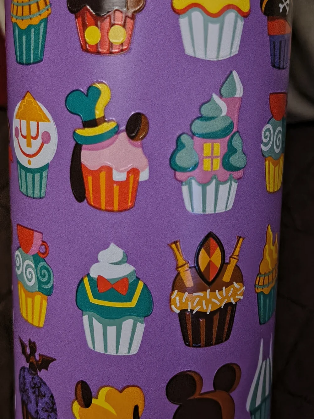 A Purple License Official Disney Thermal Parts Cup